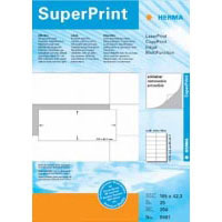 Herma Labels white 105x48 SuperPrint 300 pcs. (4363) Herma Labels white 105x48 SuperPrint 300 pcs. (4363)